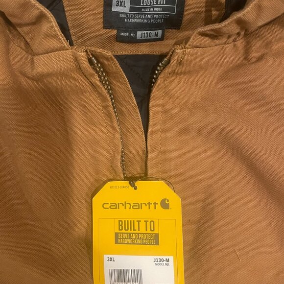 *New* CARHARTT Men's Active Work Jacket (3XL) - Picture 7 of 10